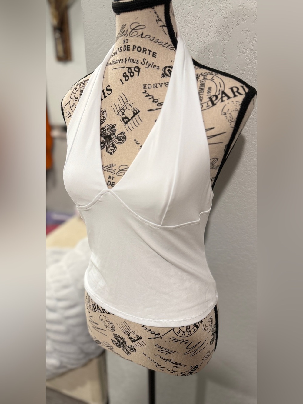 Intimately Free People Still Here Halter Cami Top White M NWT - Picture 3 of 6